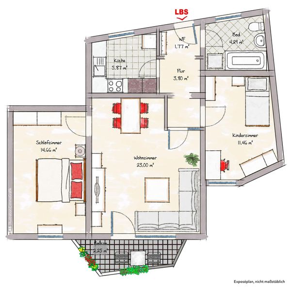 Bild von Wohnung in Reinbek