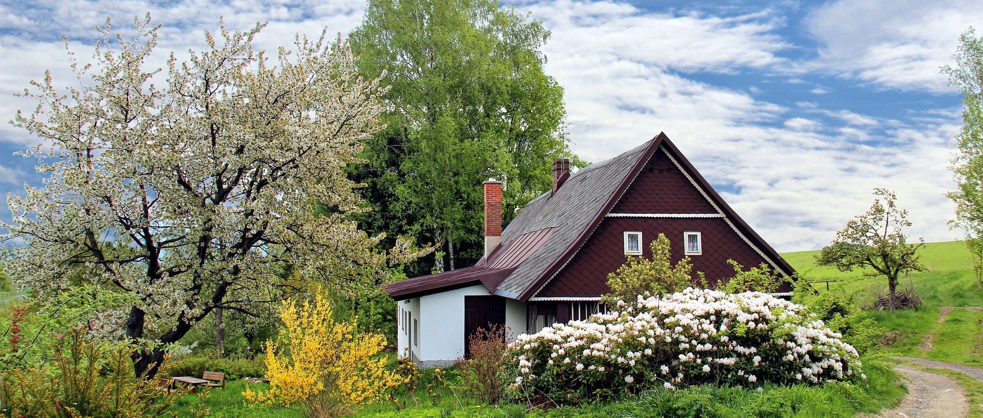 Symbolbild Landhaus im Grünen