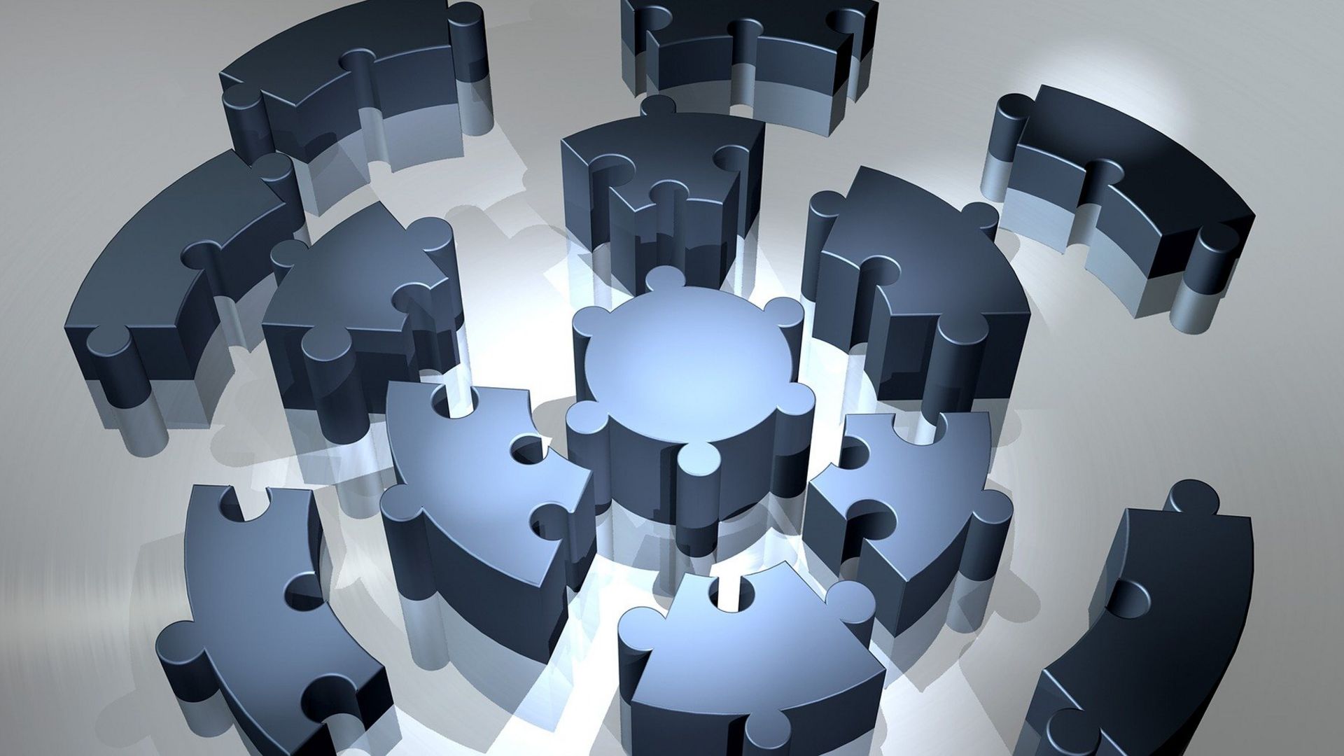 Symbolbild: Puzzle aus Modellhäusern