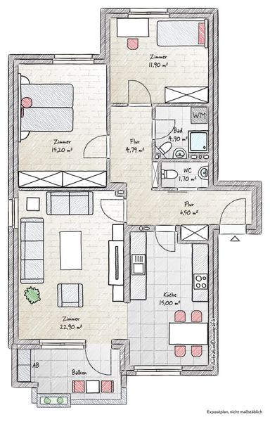 Bild von Wohnung in Ahrensburg