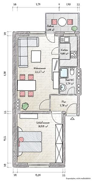 Bild von Wohnung in Hamburg