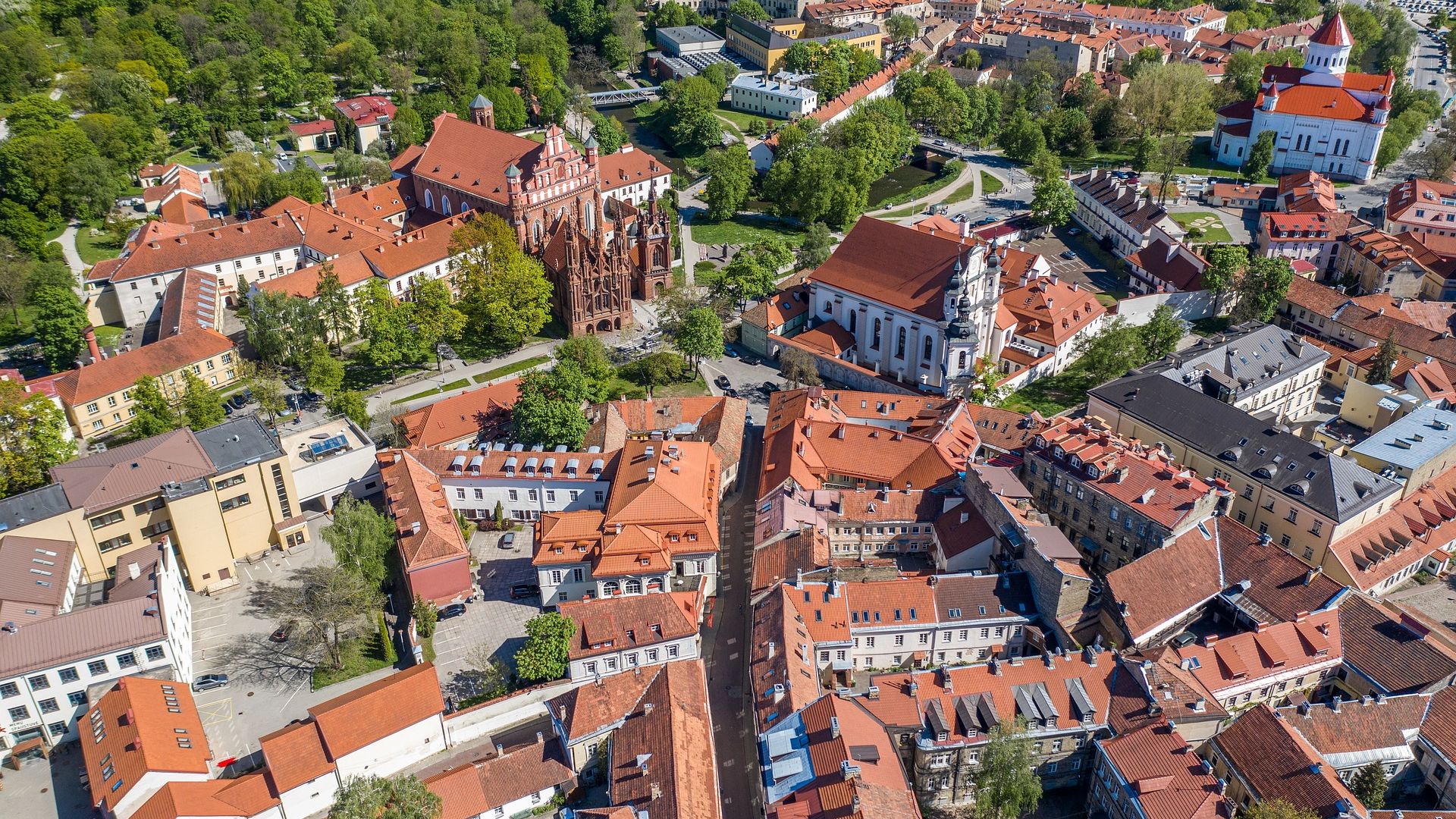 Symbolbild: Luftbild einer Stadt