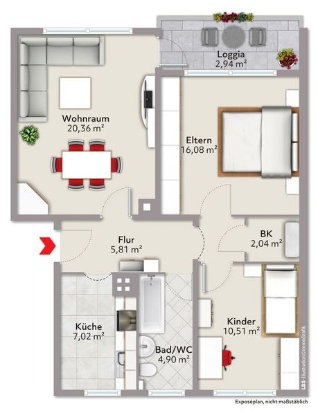 Bild von Wohnung in Kiel