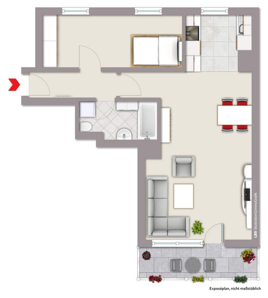 Bild von Wohnung in Glinde